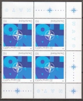 BRD 2039 Viererblock ** - 1999